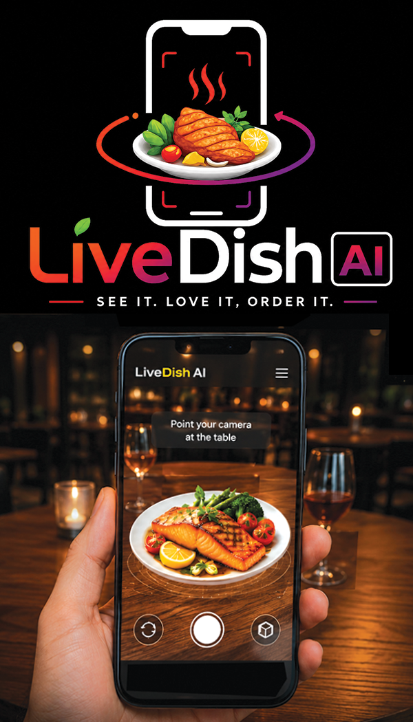 LiveDish AI Banner