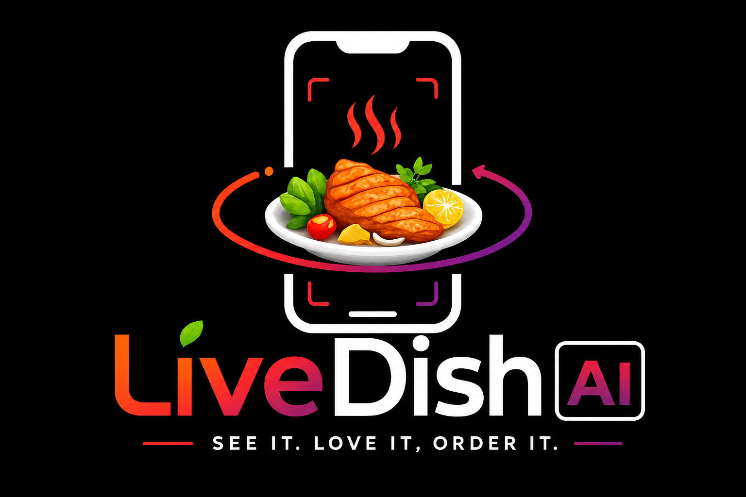 LiveDish AI Logo